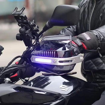 Универсальное цевье для мотокросса, защитные накладки для рук мотоцикла, защитная крышка со светодиодной подсветкой для Aprilia Rs50 Rs125 Pegaso 650 Tuono V4