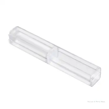 Упаковка M17F из 5 небольших пластиковых коробок, Прозрачный акриловый футляр для ручек, мини-контейнеры для хранения ручек.