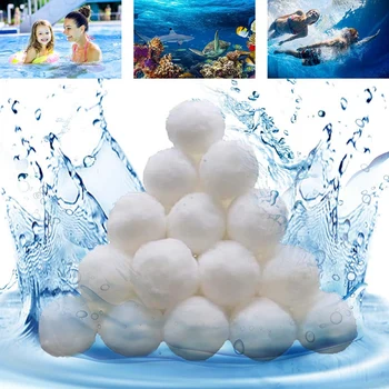 Фильтрующие шарики для бассейна весом 1,5 фунта, волокнистый шар для фильтрующих материалов для бассейна, центральные ванны для бассейна, Простота установки