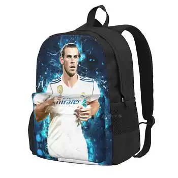 Школьная сумка для хранения Gareth Bale, студенческий рюкзак Gareth Bale, Gareth Frank Bale 0
