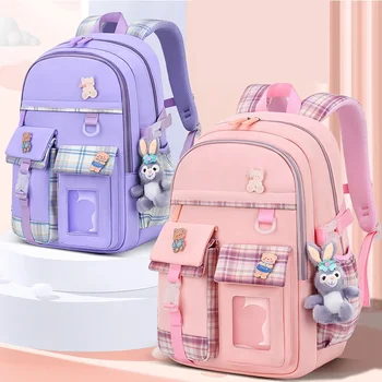 Школьные сумки для милых девочек, детский рюкзак для начальной школы, ранец, детская сумка для книг, водонепроницаемая школьная сумка принцессы Mochila Infantil