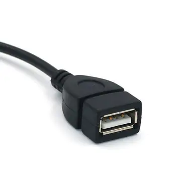 Штекерный аудиоразъем AUX 3,5 мм для подключения к USB 2.0 Type A для подключения к OTG-конвертеру кабельных автомобильных аксессуаров